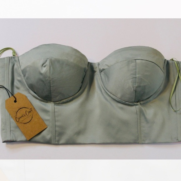 Handmade cropped cupped corset small - Picture 1 of 6